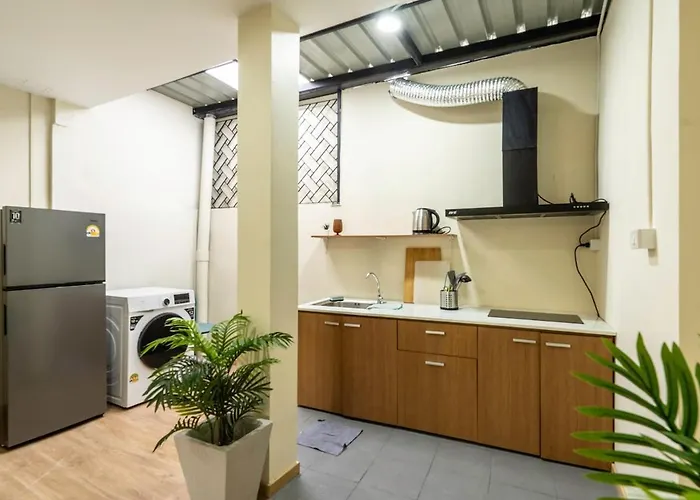 Zen Haus Entire L 6 Ppl 3 Bed L Sukhumvit Bts Onnut Walk 8 Min Holiday home *